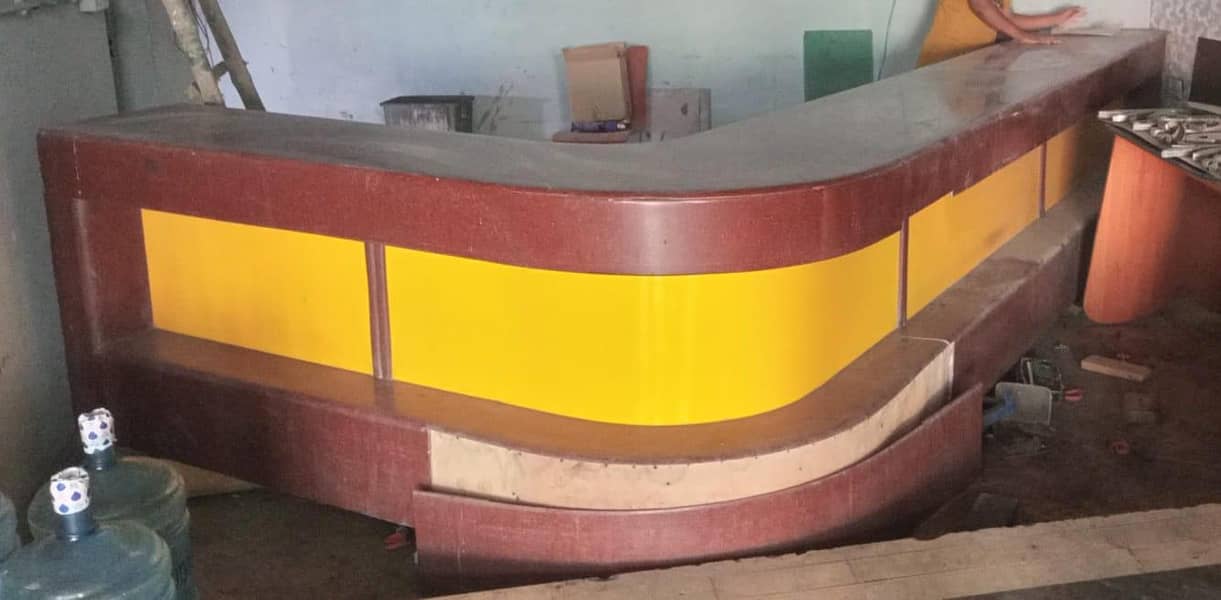 solid wood counter 1
