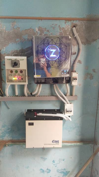 zewnic 5 kw inverter with 5kw battery