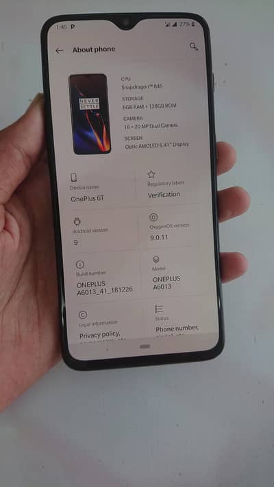 One Plus 6T