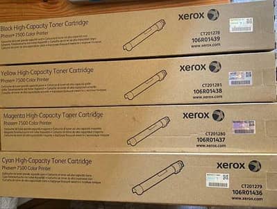 Xerox phaser 7500 Original Toner Cartridge set