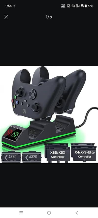 KINGTOP DUAL CHARGING DOCK STATION