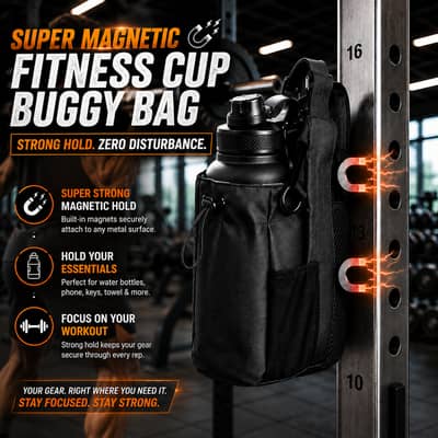 Magnetic Holder Bag for Gym Storage Bag Strong Hold Travel Pouch