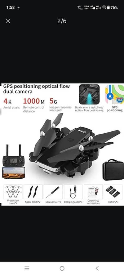 K2 DRONE GPS CAMERA WIFI 4K