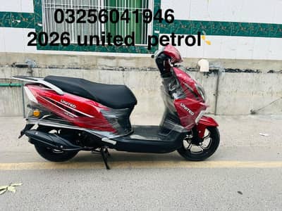 united 2026 2 month use 100ccself start auto scooty