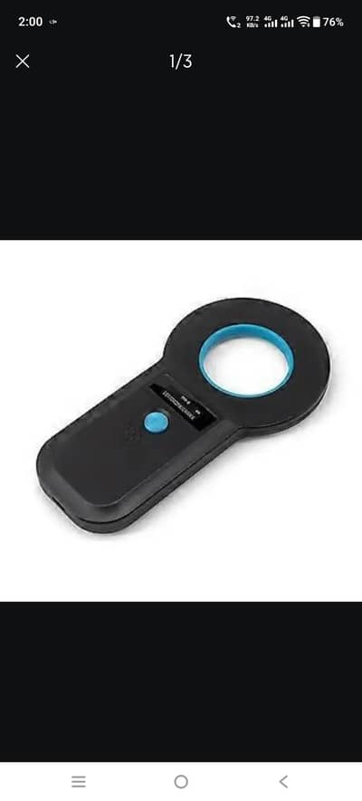 OLED PORTABLE ANIMAL TAG READER FOR DOGS AND CATS