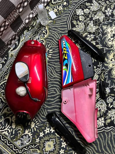 Honda CD 70 original tank, said cover, seet cover, 03365068863