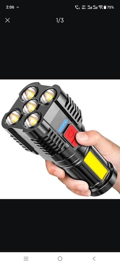 5 COB LED FLASHLIGHT