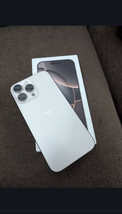 Iphone 16 pro max 256gb jv with box desert color