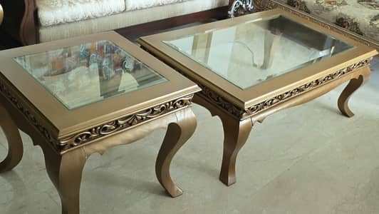 Center table with side tables
