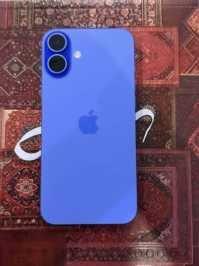 Apple iPhone 16 Plus Jv Ultramarine 128gb 10/10 condition
