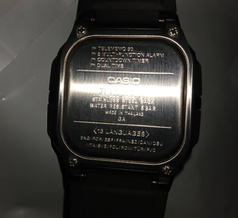 Casio watch 3