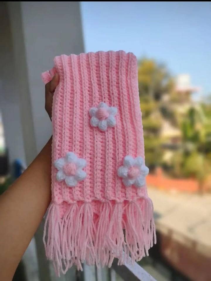 crochet scarf  1