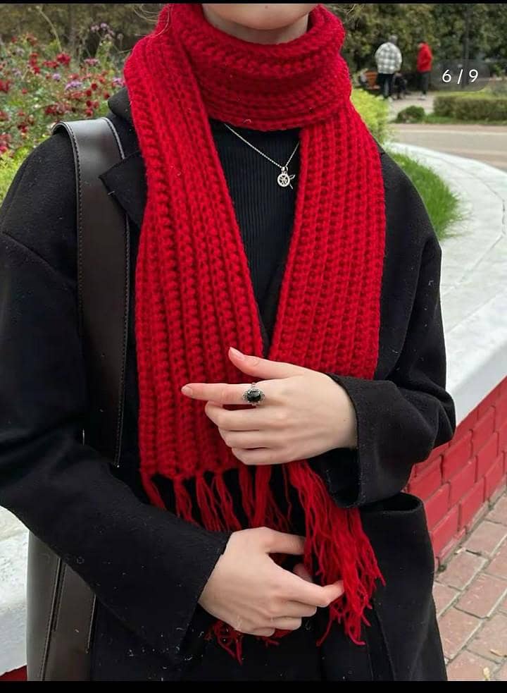 crochet scarf  3