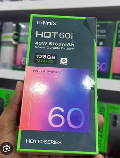 Infinix Hot 60i 6/128 box pack