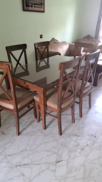 dinning table 6 chair ,center table