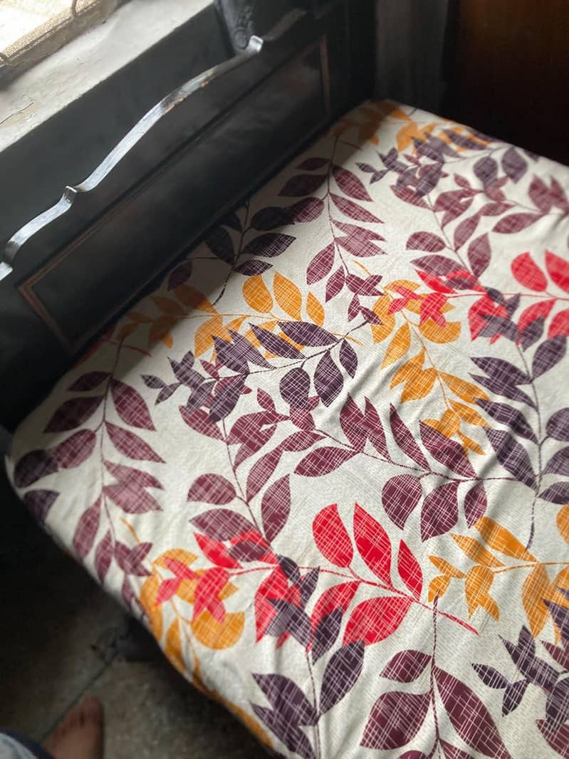Single bed with mattress+side table 2
