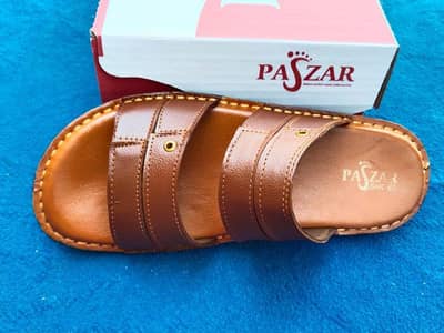 Men's Mustard Leather Casual Sandals Size 6-11