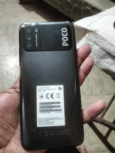 poco m3 4+2=6gb ram 128 rom 10/10 condition with box only