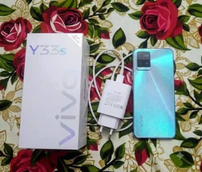 Vivo Y33s with box and charger  for sale