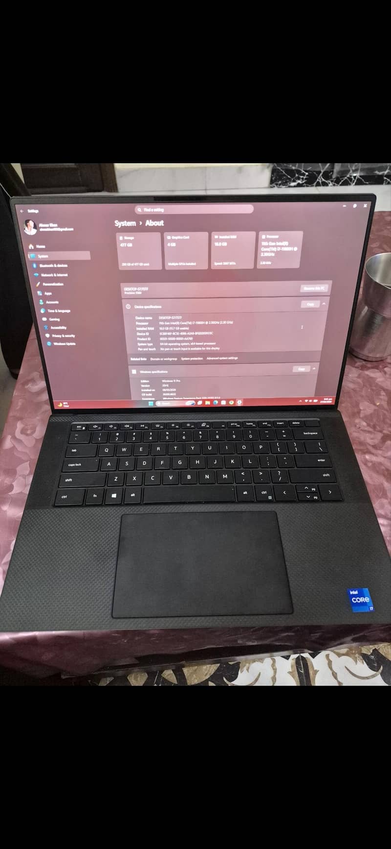 dell precision 5560 4