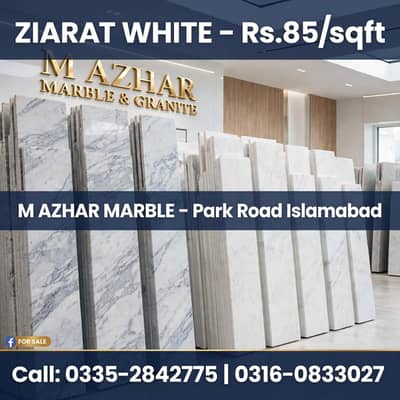 M Azhar Marble Showroom - 20+ Designs Available - Visit park islamabad