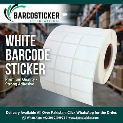 Barcode Stickers Pakistan | Printed Labels | Logo Labels | Wax, Resin