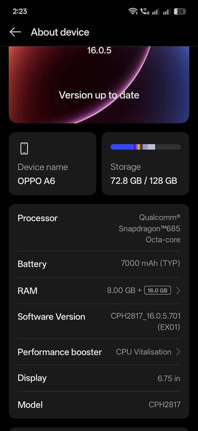 OPPO A6