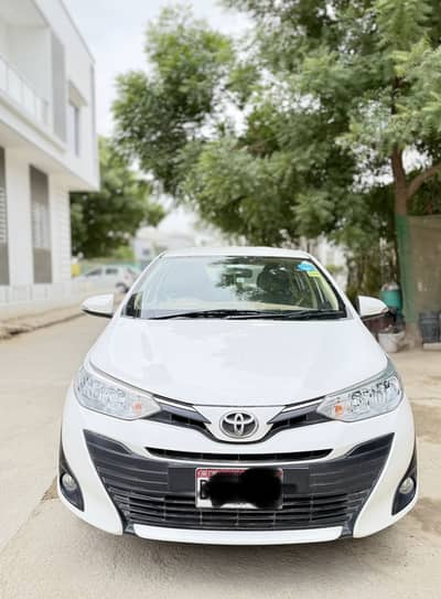 Toyota Yaris in scratch less condition