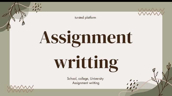 Assignment writting 0