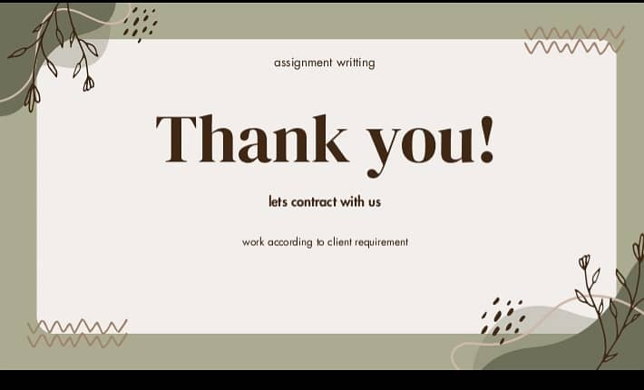 Assignment writting 1