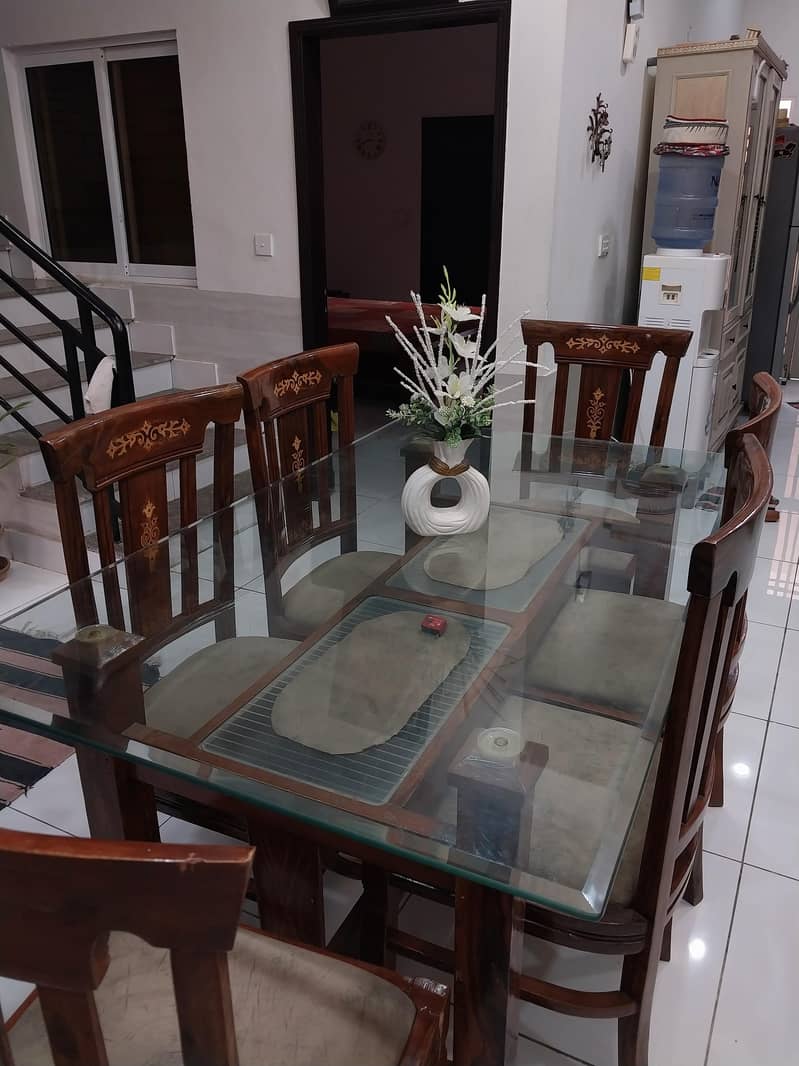 6 seater dining table set 3