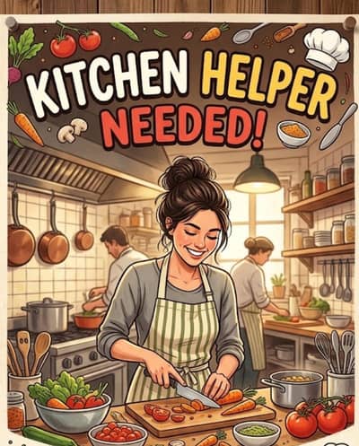 Kitchen Helper/Maid needed