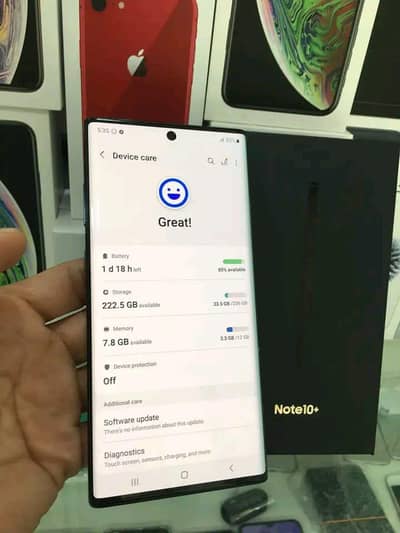 Samsung Mobile Note 10 Plus only WhatsApp 03484327443