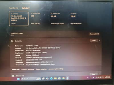 Core i5 11th Gen Laptop 8GB RAM 256GB SSD Intel Iris Xe