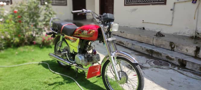 70cc bike gold edition 25 model