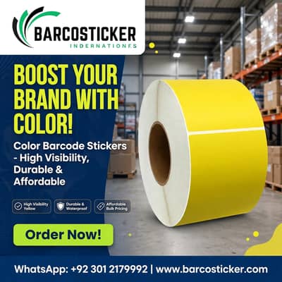 Barcode Labels & Thermal Stickers , Printed Labels , Printer Ribbon
