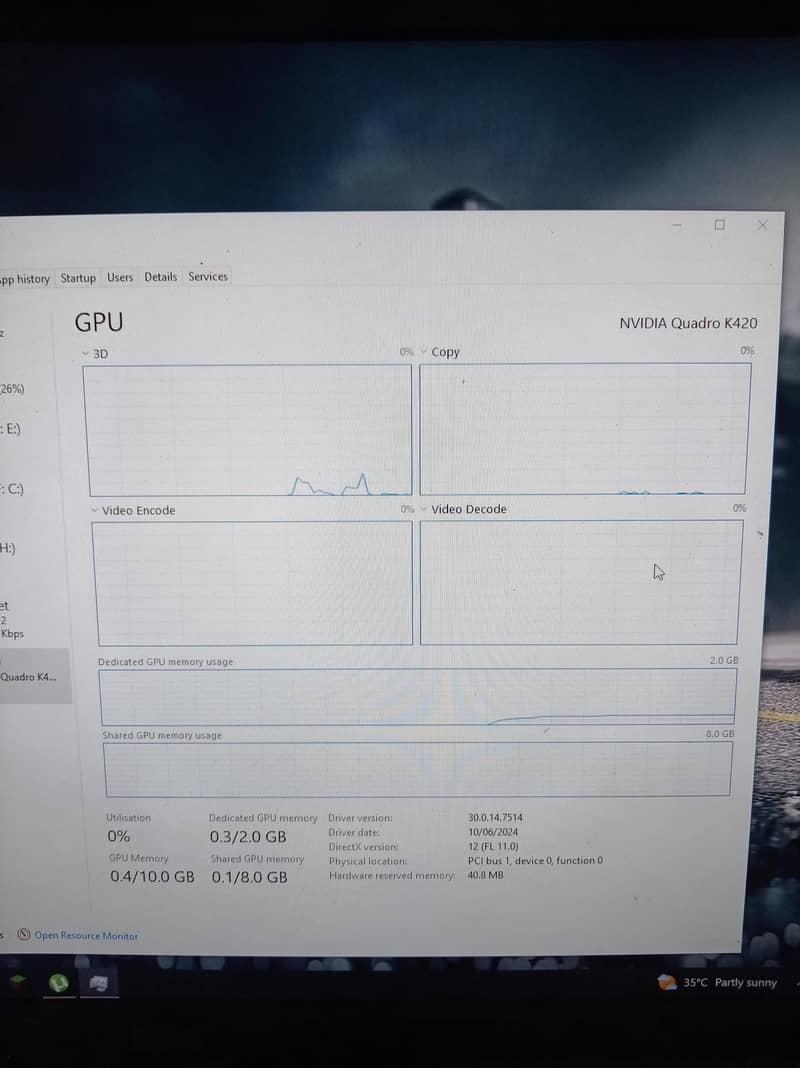 Nvidia quadro k420 0
