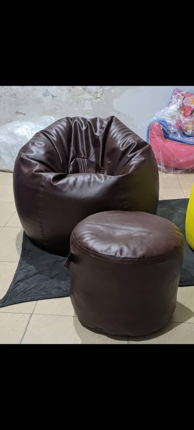 Leatherite bean bags