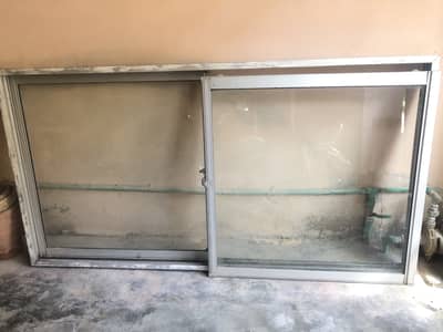 Used Aluminum Sliding Window for Sale | 6. ft x 3. ft | Clear Glass
