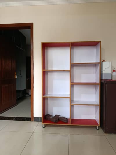 Lasaani Wood Bookshelf and Study Table/computer table with bookshelf