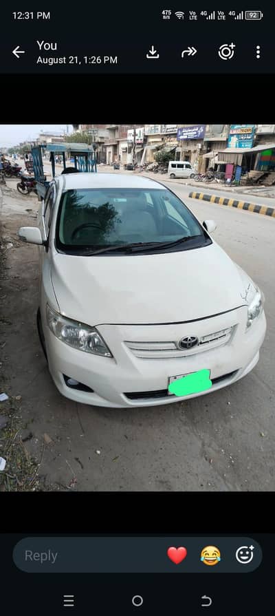 Toyota Corolla XLI 2009