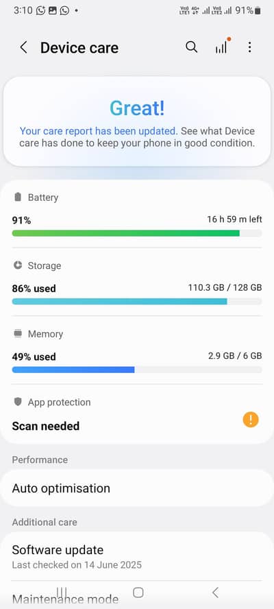 Samsung Mobile A32 6/128