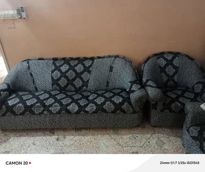 7 seater sofa set used