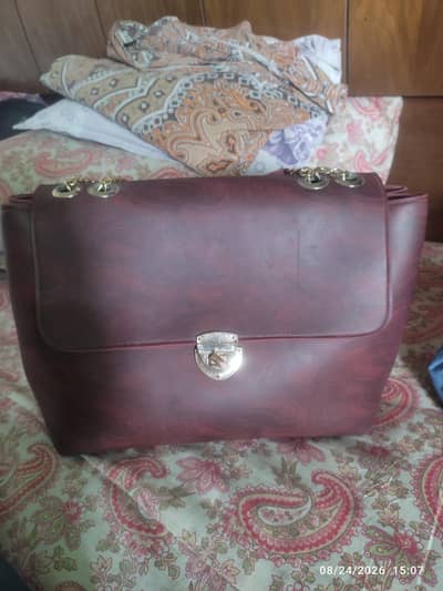 mahroon large bag