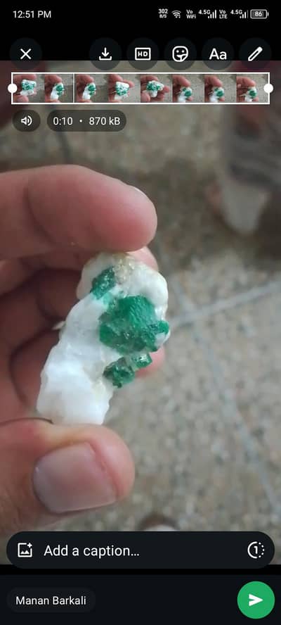 swat rough emerald good quality reasonable price