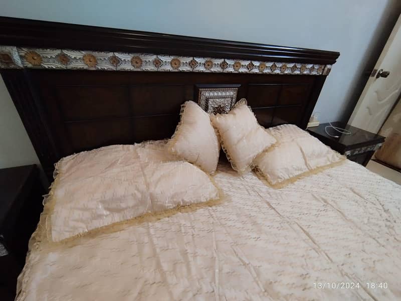fancy king size bedsheet set 4