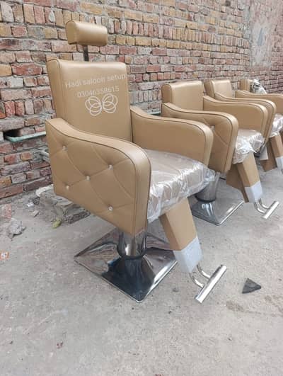Barber chair/Cutting chair/ Shampoo unit/Trolly/Saloon Furniture.