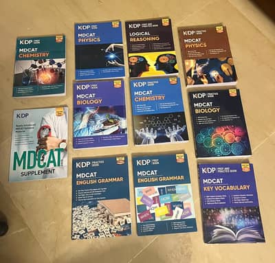 MDCAT Test Preparation Books (Multiple subjects)