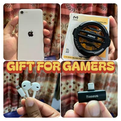 Combo Gift Apple iPhone SE 3 128gb +Cooling Fan+Handsfree+Connector