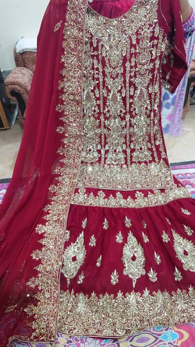 Bridal lehnga / wedding dress / designer dress / barat dress for sale